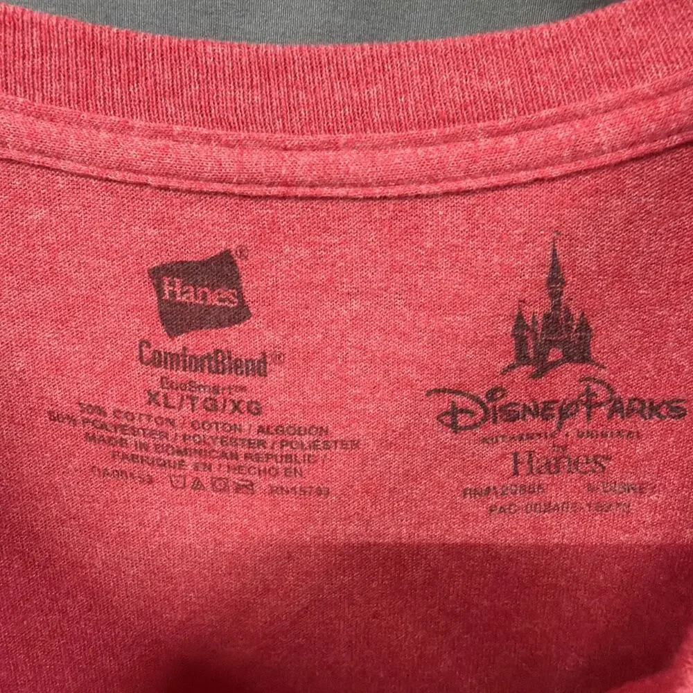 Disney Parks Mickey Mouse Graphic T-Shirt XL- Red